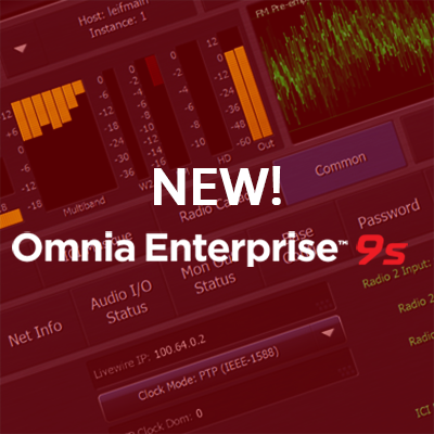 Omnia Enterprise 9s: virtual audioprocessing  Omnia Enterprise 9s: virtual audioprocessing